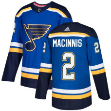 Al Macinnis Premier St. Louis Blues #2 Royal Blue Home Jersey