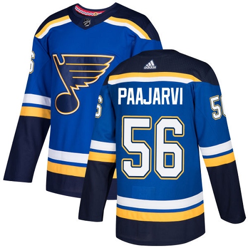 Magnus Paajarvi Premier St. Louis Blues #56 Royal Blue Home Jersey Magnus Paajarvi Premier St. Louis Blues #56 Royal Blue Home Jersey