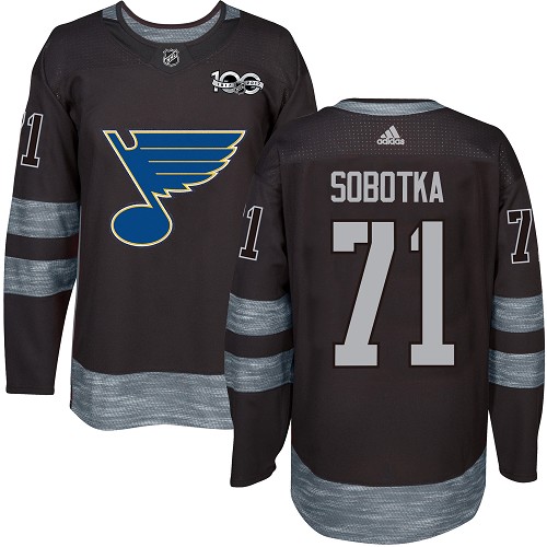 Vladimir Sobotka Authentic St. Louis Blues 1917-2017 100th Anniversary #71 Black Jersey Vladimir Sobotka Authentic St. Louis Blues 1917-2017 100th Anniversary #71 Black Jersey