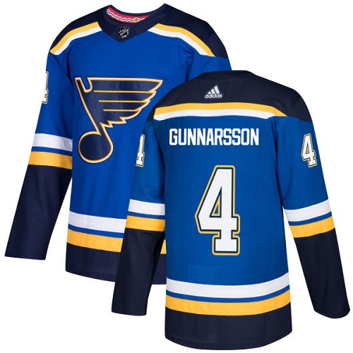 Carl Gunnarsson Premier St. Louis Blues #4 Royal Blue Home Jersey Carl Gunnarsson Premier St. Louis Blues #4 Royal Blue Home Jersey