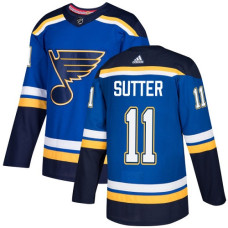 Brian Sutter Authentic St. Louis Blues #11 Royal Blue Home Jersey