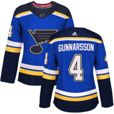 Women's Carl Gunnarsson Premier St. Louis Blues #4 Royal Blue Home Jersey