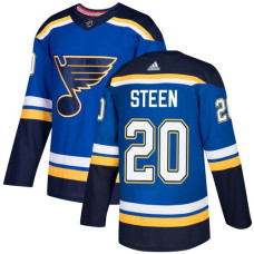 Youth Alexander Steen Authentic St. Louis Blues #20 Royal Blue Home Jersey