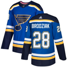 Youth Kyle Brodziak Premier St. Louis Blues #28 Royal Blue Home Jersey