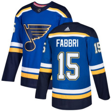 Youth Robby Fabbri Premier St. Louis Blues #15 Royal Blue Home Jersey