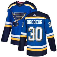 Youth Martin Brodeur Authentic St. Louis Blues #30 Royal Blue Home Jersey