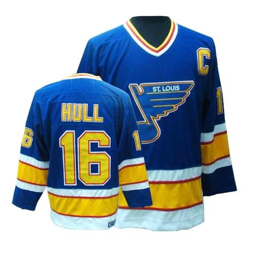 Al MacInnis Signed St. Louis Blues CCM Hockey Jersey Blue XL
