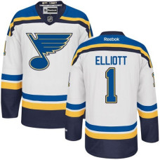 Kid's St. Louis Blues Brian Elliott Authentic Away White Jersey