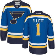 Brian Elliott St. Louis Blues Authentic Home Royal Blue Jersey