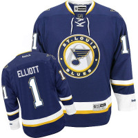 Brian Elliott St. Louis Blues Premier Third Navy Blue Jersey