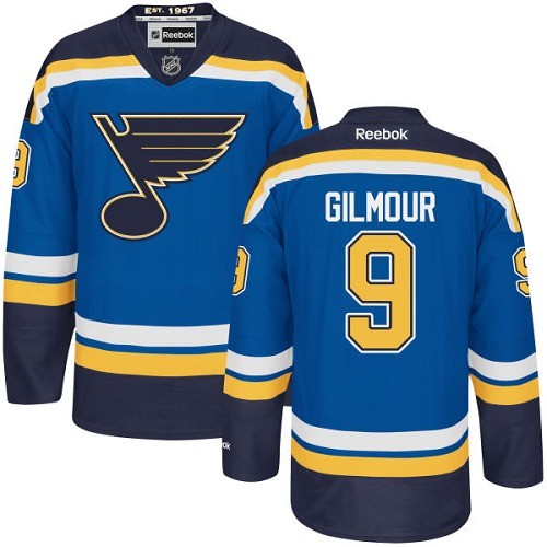 Kid's St. Louis Blues Doug Gilmour Premier Home Royal Blue Jersey Kid's St. Louis Blues Doug Gilmour Premier Home Royal Blue Jersey