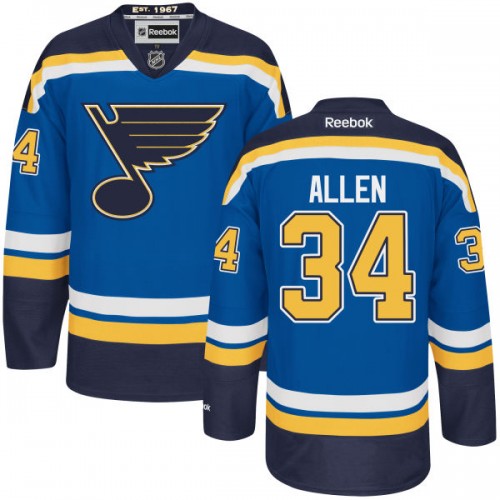Kid's St. Louis Blues Jake Allen Premier Home Navy Blue Jersey Kid's St. Louis Blues Jake Allen Premier Home Navy Blue Jersey