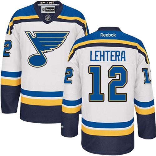 Kid's St. Louis Blues Jori Lehtera Premier Away White Jersey Kid's St. Louis Blues Jori Lehtera Premier Away White Jersey