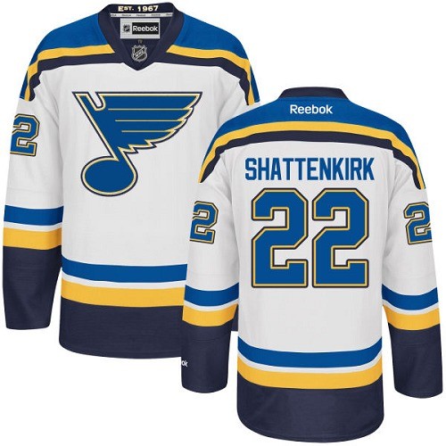 Kid's St. Louis Blues Kevin Shattenkirk Authentic Away White Jersey Kid's St. Louis Blues Kevin Shattenkirk Authentic Away White Jersey