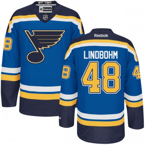Kid's St. Louis Blues Petteri Lindbohm Authentic Home Navy Blue Jersey Kid's St. Louis Blues Petteri Lindbohm Authentic Home Navy Blue Jersey