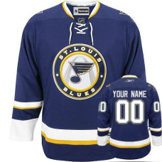 St. Louis Blues Youth Customized Premier Navy Blue Third Jersey St. Louis Blues Youth Customized Premier Navy Blue Third Jersey