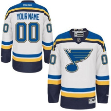 St. Louis Blues Youth Customized Premier White Away Jersey St. Louis Blues Youth Customized Premier White Away Jersey