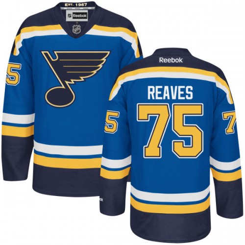 Kid's St. Louis Blues Ryan Reaves Authentic Home Navy Blue Jersey Kid's St. Louis Blues Ryan Reaves Authentic Home Navy Blue Jersey